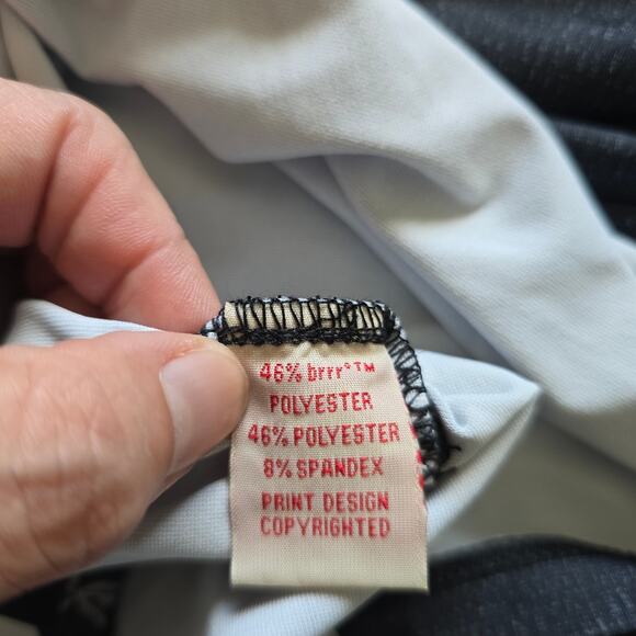 *NWT Kahala Brrr Performance Polo Shirt Black Palm-2XL Cooling Rapid Drying Golf - Picture 7 of 9